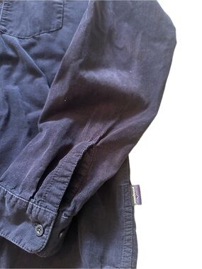 Patagonia Dark Navy Corduroy Long-Sleeve Shirt